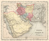 Middle East Persia Arabia - Mitchell 1857 Poster Print by Mitchell Mitchell # ITME0102