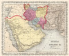 Middle East Persia Arabia - Mitchell 1857 Poster Print by Mitchell Mitchell # ITME0111