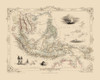 Malasian Archipelago Asia - Tallis 1851 Poster Print by Tallis Tallis # ITMA0018