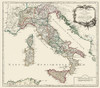 Ancient Italy - Vaugondy 1757 Poster Print by Vaugondy Vaugondy # ITIT0125