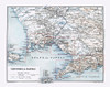 Naples Italy - Baedeker 1880 Poster Print by Baedeker Baedeker # ITIT0132