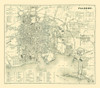 Palermo Italy - Baedeker 1880 Poster Print by Baedeker Baedeker # ITIT0139