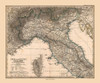 Northern Italy- Stieler 1885 Poster Print by Stieler Stieler # ITIT0016