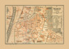 Trento Italy - Baedeker 1910 Poster Print by Baedeker Baedeker # ITIT0077