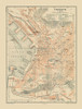 Trieste Italy - Baedeker 1910 Poster Print by Baedeker Baedeker # ITIT0079