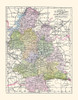 Tipperary County Ireland - Bartholomew 1882 Poster Print by Bartholomew Bartholomew # ITIR0022