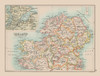 Northern Ireland - Bartholomew 1892 Poster Print by Bartholomew Bartholomew # ITIR0054