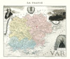 Var Department France - Migeon 1869 Poster Print by Migeon Migeon # ITFR0095