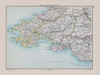 England Wales - Bartholomew 1892 Poster Print by Bartholomew Bartholomew # ITEW0001