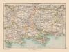 South England Wales - Bartholomew 1892 Poster Print by Bartholomew Bartholomew # ITEW0002