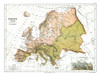 Physical Europe - Cortambert 1880 Poster Print by Cortambert Cortambert # ITEU0086