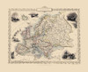 Europe - Tallis 1851 Poster Print by Tallis Tallis # ITEU0018