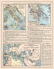 Europe Italy Greece - Monteith 1882 Poster Print by Monteith Monteith # ITEU0060