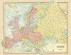 Europe - Cram 1898 Poster Print by Cram Cram # ITEU0024