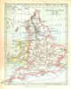 England Wales 1660 - Gardiner 1902 Poster Print by Gardiner Gardiner # ITEN0042