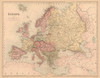 Europe - Black 1867 Poster Print by Black Black # ITEU0048