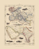Overland Route To India - Tallis 1851 Poster Print by Tallis Tallis # ITIN0009