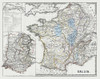 Gallia France - Spruner 1865 Poster Print by Spruner Spruner # ITFR0211