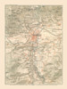 Innsbruck Region Austria - Baedeker 1910 Poster Print by Baedeker Baedeker # ITAU0080