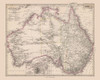 Australia - Stieler  1885 Poster Print by Stieler Stieler # ITAU0033