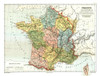 Climatology France - Cortambert 1880 Poster Print by Cortambert Cortambert # ITFR0186