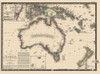 Australia Oceania - Brue 1826 Poster Print by Brue Brue # ITAU0018