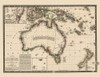 Oceania Australia New Zealand New Guinea Poster Print by Brue Brue # ITAU0004