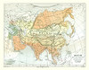 Asia Mongolian Empire - Cortambert 1880 Poster Print by Cortambert Cortambert # ITAS0047