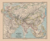 Asia - Stieler  1885 Poster Print by Stieler Stieler # ITAS0019