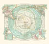 Antarctic Ocean - Perthes 1914 Poster Print by Perthes Perthes # ITAO0002