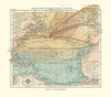 North Atlantic Ocean in Winter - Perthes 1914 Poster Print by Perthes Perthes # ITAO0005