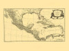 Americas Caribbean Gulf of Mexico - Jefferys 1760 Poster Print by Jefferys Jefferys # ITAM0003