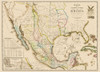 Mexico United States Territories - Disturnell 1847 Poster Print by Disturnell Disturnell # ITAM0009