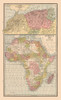 Africa North West Africa - Cram 1888 Poster Print by Cram Cram # ITAF0039