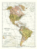 Political of America - Cortambert 1880 Poster Print by Cortambert Cortambert # ITAM0013