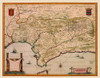 Andalusia Spain - Blaeu 1635 Poster Print by Blaeu Blaeu # ITAN0004