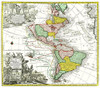 North South America - Seutter 1745 Poster Print by Seutter Seutter # ITAM0001