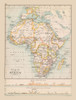 Political Africa - Bartholomew 1892 Poster Print by Bartholomew Bartholomew # ITAF0032