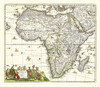 Africa - De Wit 1688 Poster Print by De Wit De Wit # ITAF0004