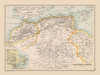 Northern Africa - Bartholomew 1892 Poster Print by Bartholomew Bartholomew # ITAF0031