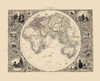 Eastern Hemisphere - Tallis 1851 Poster Print by Tallis Tallis # ITEA0005