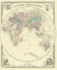 Eastern Hemisphere - Baskin 1876 Poster Print by Baskin Baskin # ITEA0004