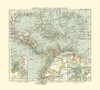 Central America Antilles - Perthes 1921 Poster Print by Perthes Perthes # ITCA0110