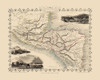 Central America - Tallis 1851 Poster Print by Tallis Tallis # ITCE0003