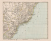 Southeast Brazil - Stieler 1885 Poster Print by Stieler Stieler # ITBR0030