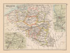 Belgium - Bartholomew 1892 Poster Print by Bartholomew Bartholomew # ITBE0027