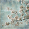 Aqua Blossoms I Poster Print by John Seba # IS7427