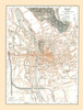 Graz Austria - Baedeker 1896 Poster Print by Baedeker Baedeker # ITAU0104