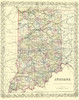 Indiana - Colton 1856 Poster Print by Colton Colton # INZZ0005