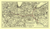 Ohio Southern Railroad - Colton 1881 Poster Print by Colton Colton # INOH0001